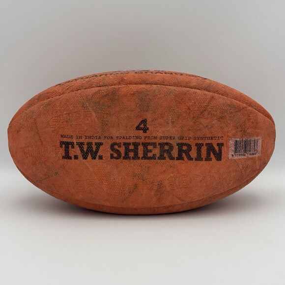 Vintage SHERRIN AFL Genuine Australian Leather Football Kangaroo Brand Size 4 - Picture 4 of 16
